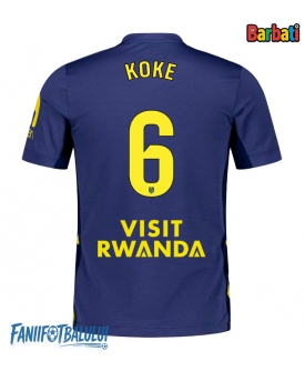 Atletico Madrid Koke #6 Tricou Fotbal Replică 2025-26 Barbati Deplasare